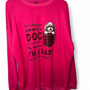 Pink casual sweater top #longsleeve #winter #y2k #depopfinds #woman